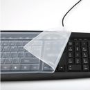 Universal Desktop Tastatur Von Schutz Hülle IN Silikon Schutz Skin Clear