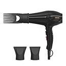 Wahl Hairdryer, PowerPik 5000, Dryer Women, Hair Dryer with Pik Attachment, Afro Hairdryer, Afro-Caribbean Hair, Three Heat Settings, Anti-frizz Drying