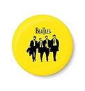 PEACOCKRIDE The Beatles Pin Badge Black (Metal, Multicolor, 75mm)
