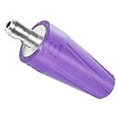 Coyardor Pressure Washer Turbo Nozzle, 360° Rotating Power Washer Tips with 1/4" Quick Connect Replacement For Ryobi, Simpson, Karcher, Greenworks, and More, Purple (3000 PSI, 4.0 GPM)