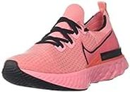 Nike Girl's React Infinity Run Flyknit Bright Melon/Ember Glow/Black Running Shoes - 6 UK/40 EU/8.5 US (CD4372-800)