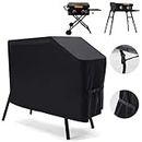 Griddle Cover for Blackstone 22'' Griddle with Hood Lid and Stand, Waterproof Windproof BBQ Grill Cover with Buckle, Griddle Accessories for Blackstone (Cover Only)