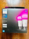 🔥 Philips Hue Smart 60W A19 LED Bulb Color Changing Light Smart Bulb 2 Pack 🔥