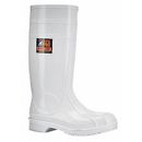 SHOES FOR CREWS 2065 Size 4 Unisex Steel Boots, White