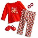 💰SALE💰 AMERICAN GIRL 18" OUTFIT Holiday Dreams Pyjamas PJs for Doll - NEW NIB