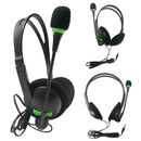 USB Headset with Microphone Computer Headphones for Laptop PC Call Center Work