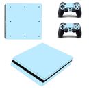 HOT SALE For PS4 Slim Solid color Console Skin Decal Sticker +2 Controller Skins
