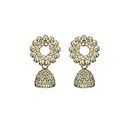 Musica Jewels Gold Plated Artificial Jhumki Earrings For Girls/Women (Model No: Earring_9, Color: Golden)
