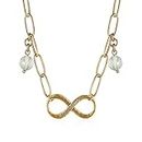 Katia Designs Infinity | Unstoppable | Chain Necklace For Women, Pendant Necklace, Long Necklace, Boho Necklace, Layered Necklace, Brass, No Gemstone