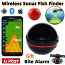 Wireless Sonar Fish Finder Night Light Deeper Sound Alarm Echo Ice Fishfinder AU