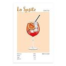 Vulfire Stampa da Parete Lo Spritz, Cocktail Bar, Idea Regalo Speciale, Arredamento Casa Soggiorno Salotto Ufficio Cucina, Poster in carta glossy premium (29.7x42)