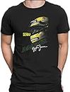 QINHENG The Legend Ayrton Senna Men's Shirt Formula Fans t-Shirt Die Hard Christmas t Shirt L