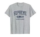 Supreme Louisiana LA Vintage Diseño deportivo deportivo Camiseta