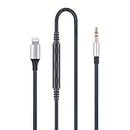 Audio Replacement Cable Compatible with Sony MDR1000X MDRXB650BT MDR-XB950BT WH1000XM3 WH1000XM2 WH-CH700N Headphone and iPhone Xs Max/XR/X / 8/7 - Cord with Inline Microphone and Volume Control