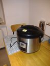 Mesko Rice Cooker, Easy Use. Complete Kit. Silver.