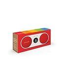 Polaroid P2 Music Player (Red) - Powerful Portable Wireless Bluetooth Speaker Rechargeable with Dual Stereo Pairing