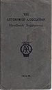 The Automobile Association Handbook Supplement 1934-35