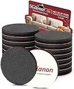 Yelanon Non Slip Furniture Pads 16pcs 3" Furniture Grippers Non Skid for Furniture Legs Self Adhesive Rubber Feet Anti Slide Furniture Hardwood Floors Protectors for Keep Furniture in Place