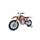 Welly Die Cast Motorcycle Orange KTM 450 SX-F, 1:18 Scale, Collectable Model Motorcycle Dirt Bike