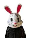Plush Easter Bunny Mascot Head Rabbit Animal Mask Halloween Festival