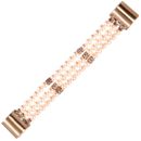 for Fitbit Charge 2 3 4 Watch Band Women Luxury Beads Chain Replacement Strap