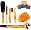 7pcs Bicycle Cleaning Tools Set, Bicycle Clean Brush Kit Suitable for Mountain, Road, City, Hybrid, BMX and Folding Bike