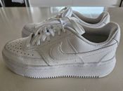 Nike Court Vision Alta Platform White Casual Shoes Brand US 9 Womens