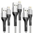 iPhone Charger Cord 3Pack 6/6/10FT, [Apple MFi Certified] Lightning Cable iPhone Charger Cable Fast Charging Cable for iPhone 13 12 Pro Max Mini 11 Pro XS XR X 10 8 7 Plus 6s 6 SE 2020 iPad iPod