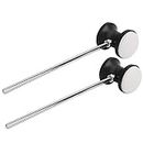 2Pcs Drum Pedal Beater,With Round Felt Head And Stainless Steel Hammer Handle Bass Drum Pedal Beater Replacement Part Percussion Instrument Accessories Performance Accessory