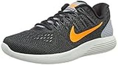 Nike Mens Lunarglide 8 Wolf Grey/Anthracite/Cool Grey/Bright Citrus 12.5 D (M), Wolf Grey/Bright Citrus