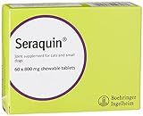 Seraquin Veterinary Joint Supplement with Turmeric for Cats and Small Dogs - 60 x 800 mg Chewable Tablets
