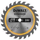 Dewalt - Construction Circ Saw Blade Cordless - Framing 115mm 24T - DT20420-QZ