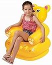 ANG Inflatable Happy Animal Chair for Kids (Yellow)