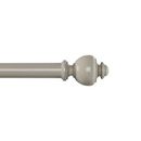 1-Inch Curtain Rod- Decorative Modern Urn Finials & Hardware- For Home Decor In Bedroom, Living Room & Kitchen | 2.5 H x 2.5 W x 84 D in | Wayfair