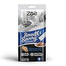 Zoe Smooth & Savory Lickable Cat Treats, Chicken & Liver, 4 Pack