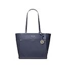 Michael Kors handbag for women Harrison shoulder bag large tote bag in leather (Navy)