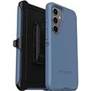 OtterBox Samsung Galaxy S24+ Defender Series Case - BABY BLUE JEANS, rugged & durable, with port protection, includes holster clip kickstand