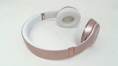 Beats Solo 3 Wireless A1796 Headphones Rose Gold Pink SCRATCHED PLASTIC