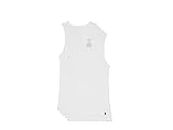 POLO RALPH LAUREN Underwear Men's Classic Fit 5 Pack Tanks, 5 White/Cruise Navy, Large