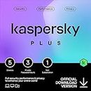Kaspersky Plus Internet Security 2023 | 5 Devices | 1 Year | Anti-Phishing and Firewall | Unlimited VPN | Password Manager | Online Banking Protection | PC/Mac/Mobile | Online Code