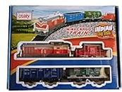 A S Collection Mini Train Engine Small Size Models with Railway Tracks for Kids, Train Set for Kids 3+, 4+, 5+ Year | Made in India Toys | Color May Vary (Mini Cargo Train)