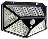 voltonix 100 LED Bright Outdoor Security Lights with Motion Sensor Solar Powered Wireless Waterproof Night Spotlight for Outdoor/Garden Wall, Solar Lights for Home (211)