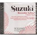 Suzuki Recorder School Sop & Alto Rec CD, Vol 7 &8