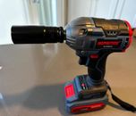 INSPIRITECH Brushless Impact Wrench 1/2 inch Cordless with 2 Batteries