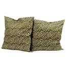 Seeing Spots,'Set of 2 Animal Print Cotton Pillow Covers'