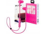 Auriculares intraurales inalámbricos Bluetooth color rosa uso diario con micrófono
