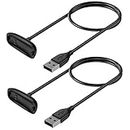 KIMILAR 2Pcs Charger compatible with Fitbit Inspire 2 / Fitbit Ace 3, Replacement USB Charge Dock Charging Cable Charger compatible with Fitbit Ace 3 / Fitbit Inspire 2 Fitness Tracker