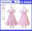 Barbie Costume Cosplay Dress Kids Halloween Book Week Role Play Party Outfits