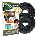 Big Green Egg Gasket Replacement Large/XL/XXL - 2-Pack x 8 FT Smoker Gasket Seal - BGE Gasket 7/8" x 1/8" Felt - Big Green Egg Accessories & Parts for Grill by Smoker Chef