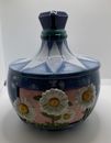 Cookie Jar with Daisy Flowers Blue Perfume Bottle David’s Cookies